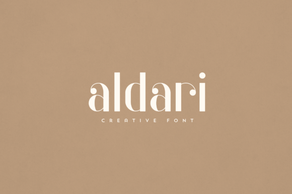 Aldari: A Versatile Display Font for Unique Typography