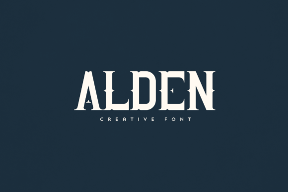 Alden: A Versatile Display Font for Unique Typography