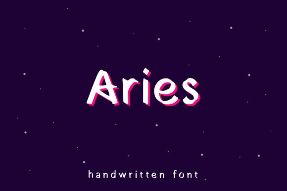 Aries: A Modern Display Font for Futuristic Design