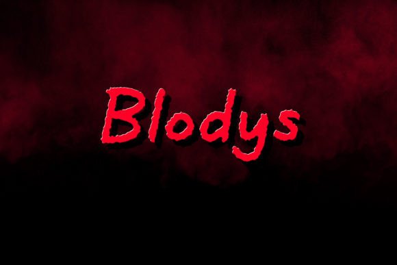 Blodys: A Bold and Terrifying Display Font for All Occasions
