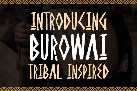Burowai: A Bold Display Font with Ancient Roots