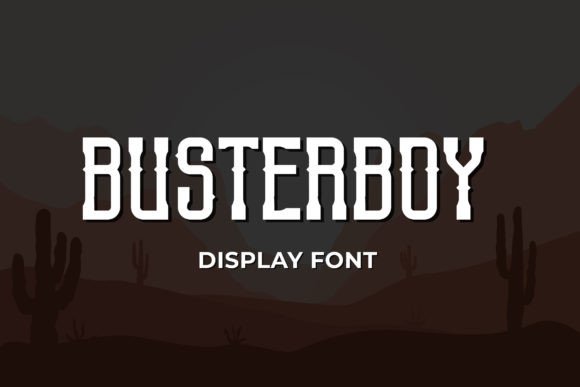Busterboy: A Vintage Display Font for Every Project