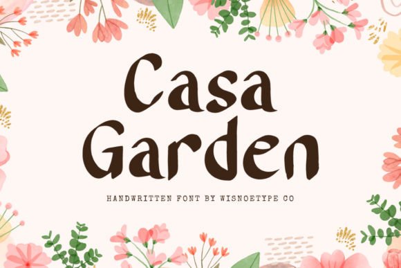 Casa Garden: A Stylish Font for Creative Expression