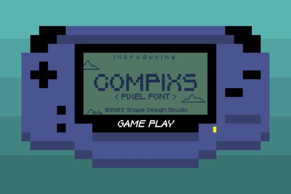 Compixs: A Retro Pixel Font for Creative Expression