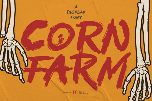Corn Farm: A Unique and Eye-Catching Display Font