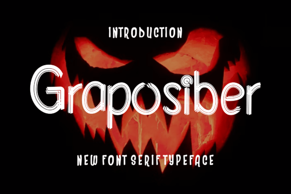 Graposiber: A Modern Display Font for Bold Design