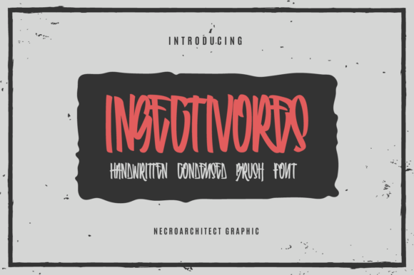 Insectivores: A Bold Font for Creative Expression