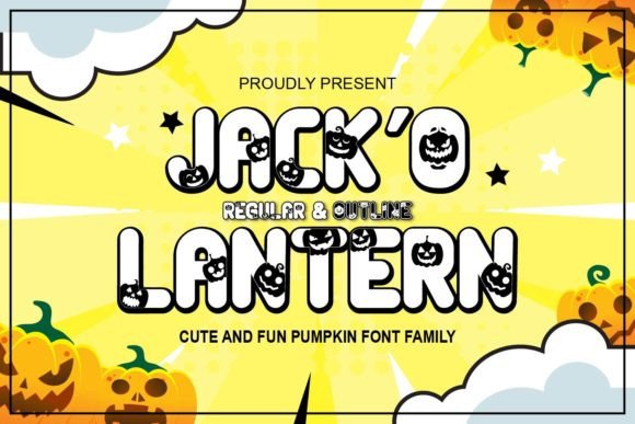 Jack O Latern: A Spooky Yet Adorable Display Font