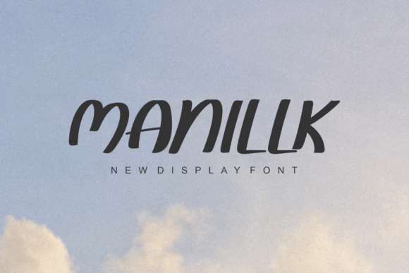 Manillk: A Fresh Handwritten Font for Creative Projects