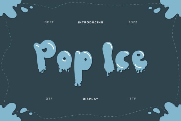 Pop Ice: A Frosty Font for Winter Creativity