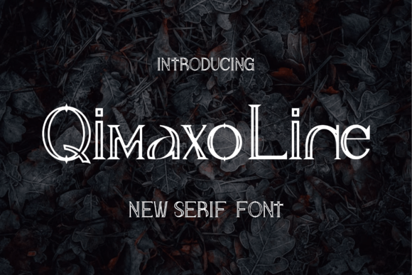 Qimaxo Line: A Stylish and Versatile Display Font for Creative Professionals