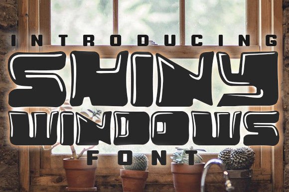 Shiny Windows: A Bold Font for Creative Projects