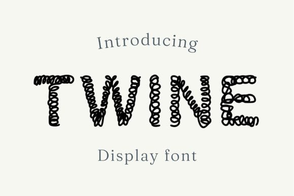 Twine: A Whimsical Font for Creative Expression