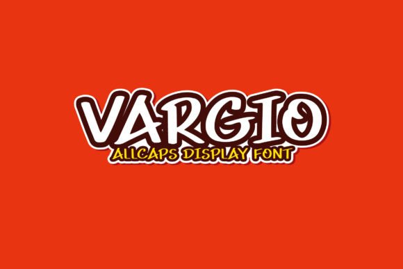 Vargio: Retro Display Font with a Handmade Look